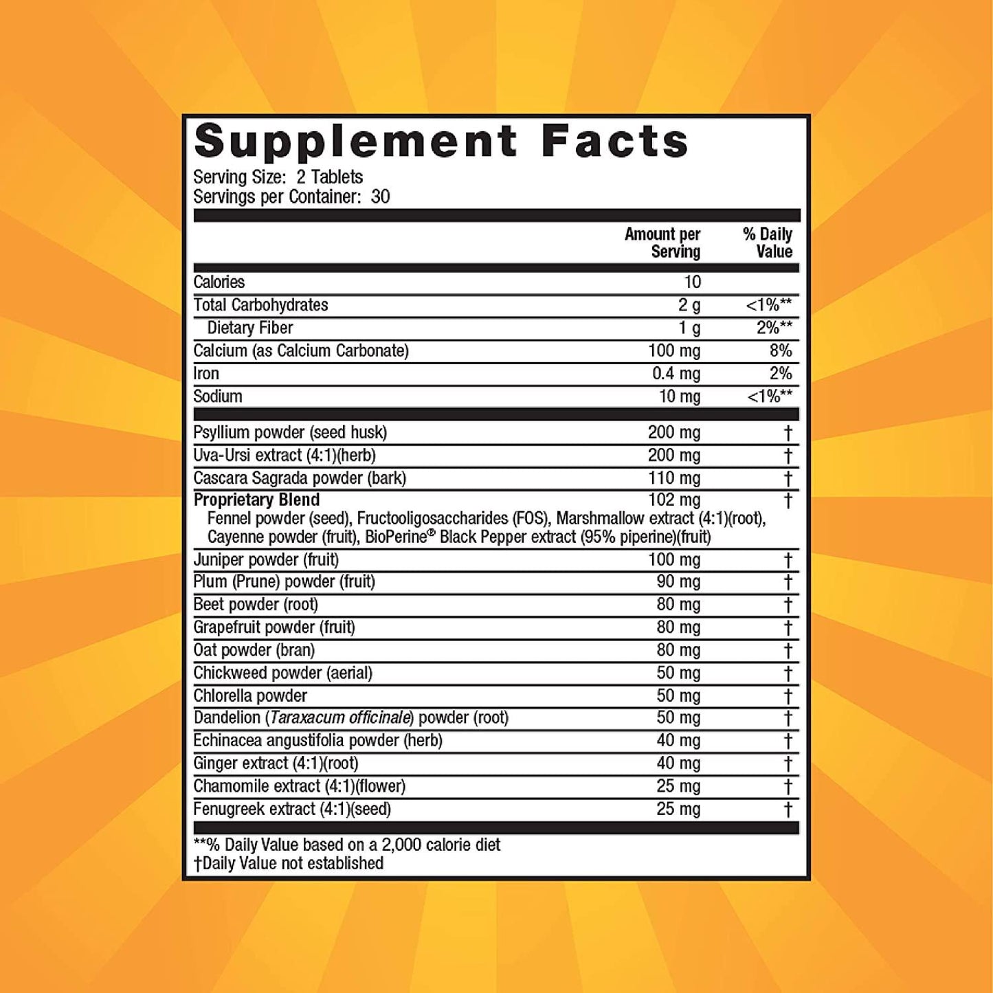 Nature's Secret 15-Day Weight Loss Support and Natural Energy Boost - Cleanse and Flush Stimulates Digestion, Enhances Toxin Elimination and Reduced Bloating with Healing Herbs - 60 Tablets (Pack of 2)