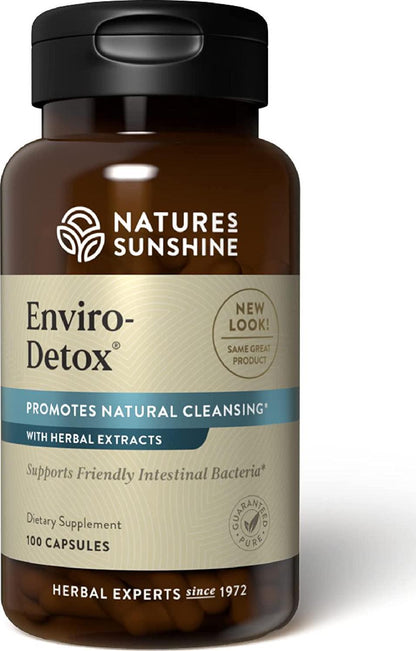 Nature's Sunshine Enviro-Detox, 100 Capsules, Removes Pollutants and Toxins That can Build Up, Slow Normal Cleansing, and Supports Digestion