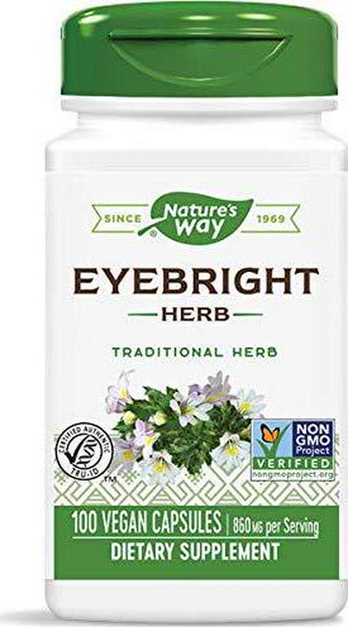 Nature's Way Eyebright Herb, 100 Capsules (Pack of 2)