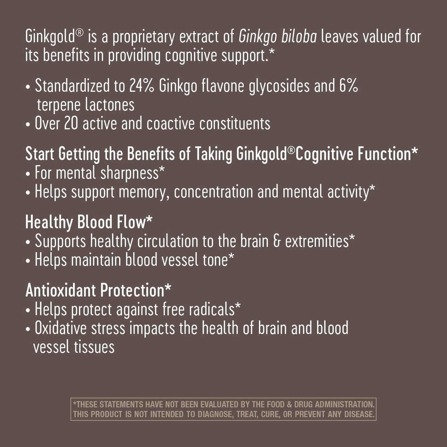 Nature's Way Ginkgold, 60 mg, 150 Tablets