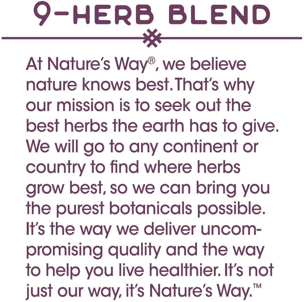 Nature's Way HAS Original Blend, 9 Herbs, 100 Vcaps (Packaging May Vary)