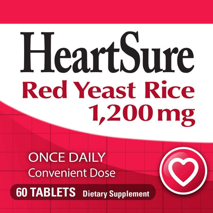 Nature's Way HeartSure Red Yeast Rice 1200mg, 60Tabs