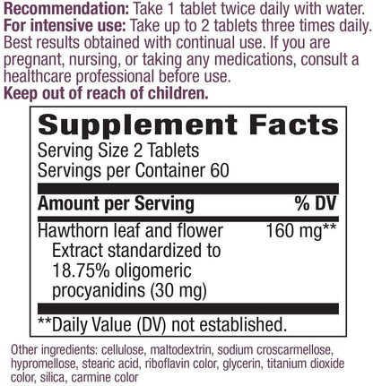 Nature's Way Heart Care (Hawthorn), 120 Tablets