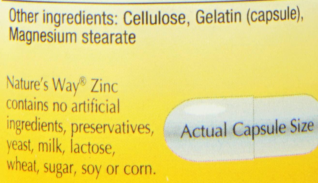Nature's Way Zinc (Packaging May Vary)