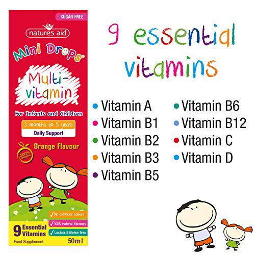 Natures Aid 50ml Multi-Vitamin Drops