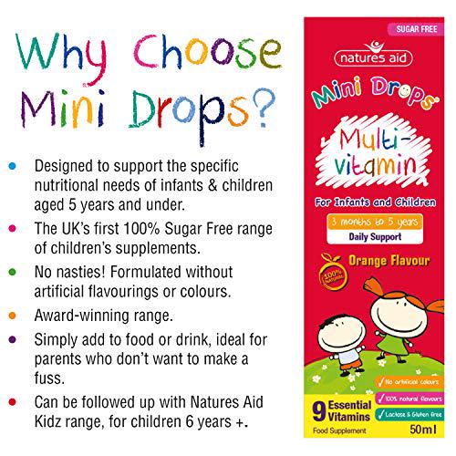 Natures Aid 50ml Multi-Vitamin Drops