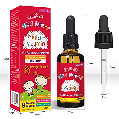 Natures Aid 50ml Multi-Vitamin Drops