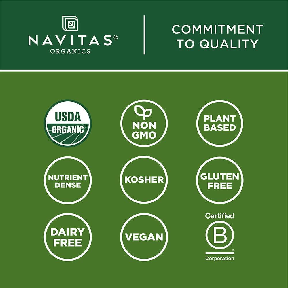 Navitas Organics Essential Superfood Protein Blend, Vanilla and Greens, 8.4oz. Bag,10 Servings Organic, Non-GMO, Gluten-Free, Plant-Based Protein