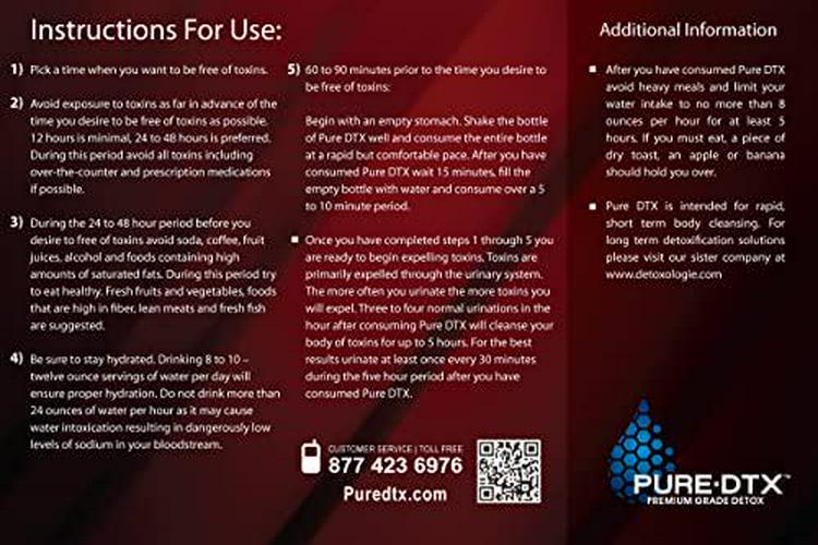 Neometrx Same-Day Regular Strength Detox Drink, Dragon Fruit Flavor, 16 Fl Oz