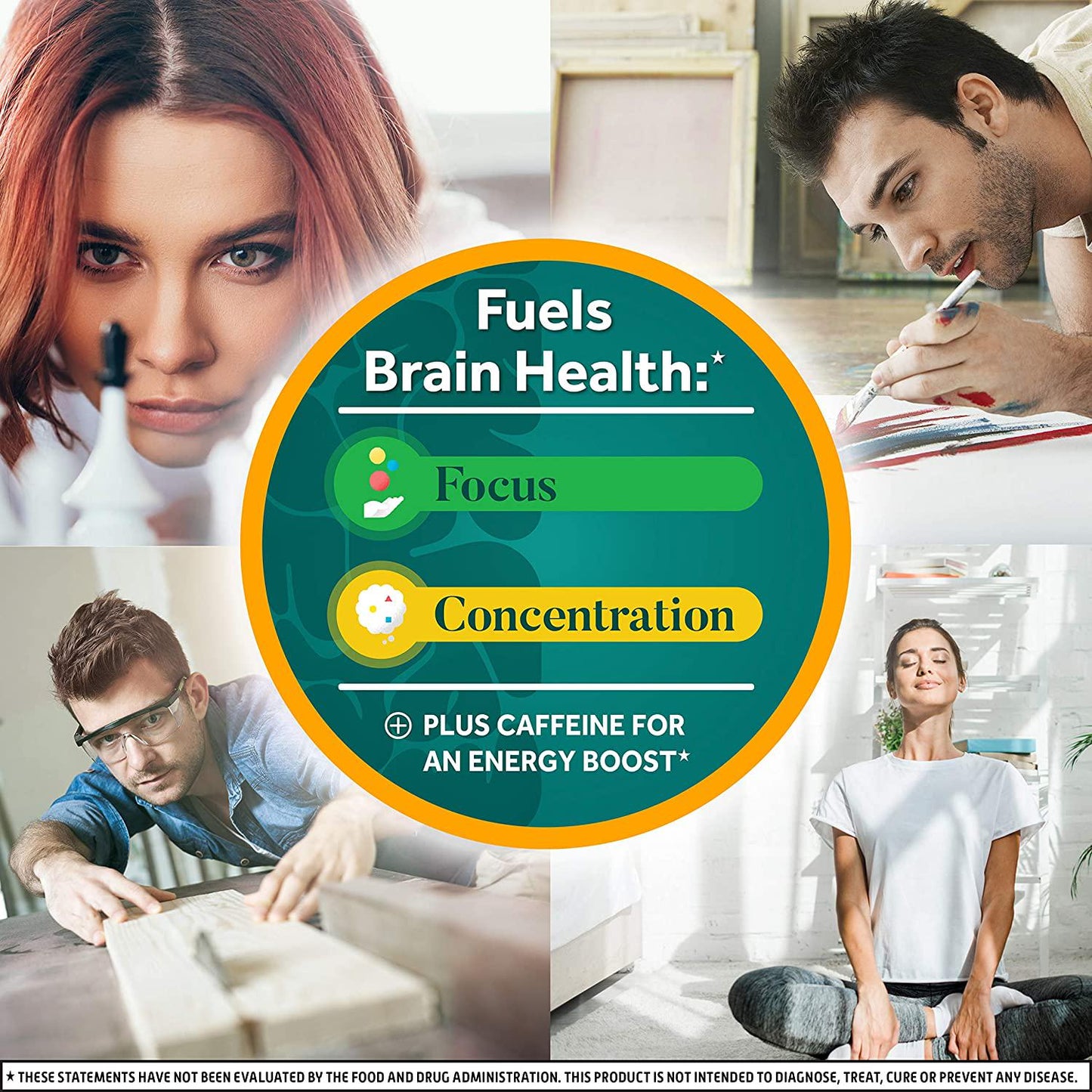 Neuriva Brain + Energy Shots, Nootropic Brain Supplement for Focus and Concentration with Neurofactor, Vitamin B12 and 150mg Caffeine for an Energy Boost - (12 Count), Tropical Flavor