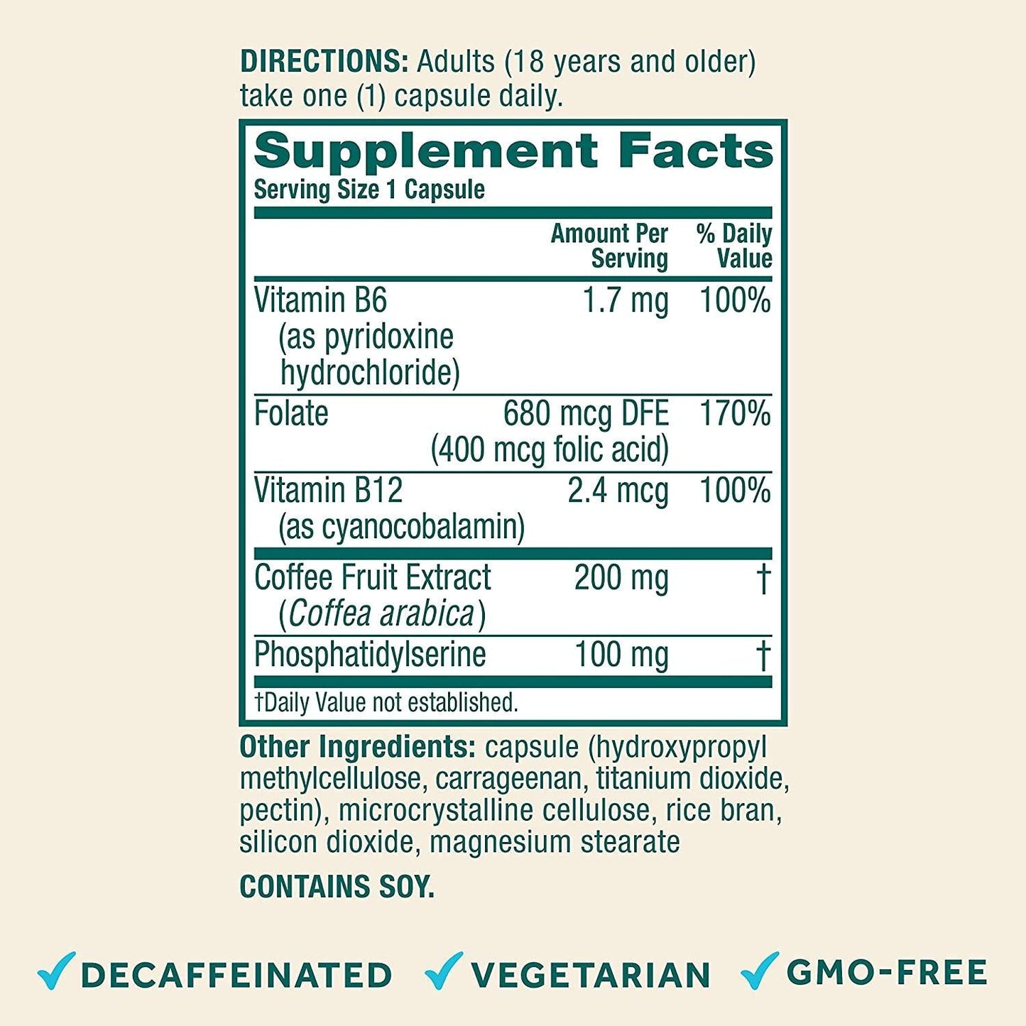 Neuriva Original Brain Performance Brain Support Supplement, 90 Count