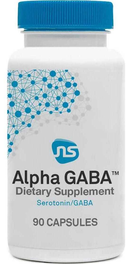 NeuroScience Alpha GABA - Non-Drowsy Supplement with L-Theanine, Ashwagandha + Vitamin B6 to Promote Stress Relief and Relaxation - Support Calm During The Day (90 Capsules)