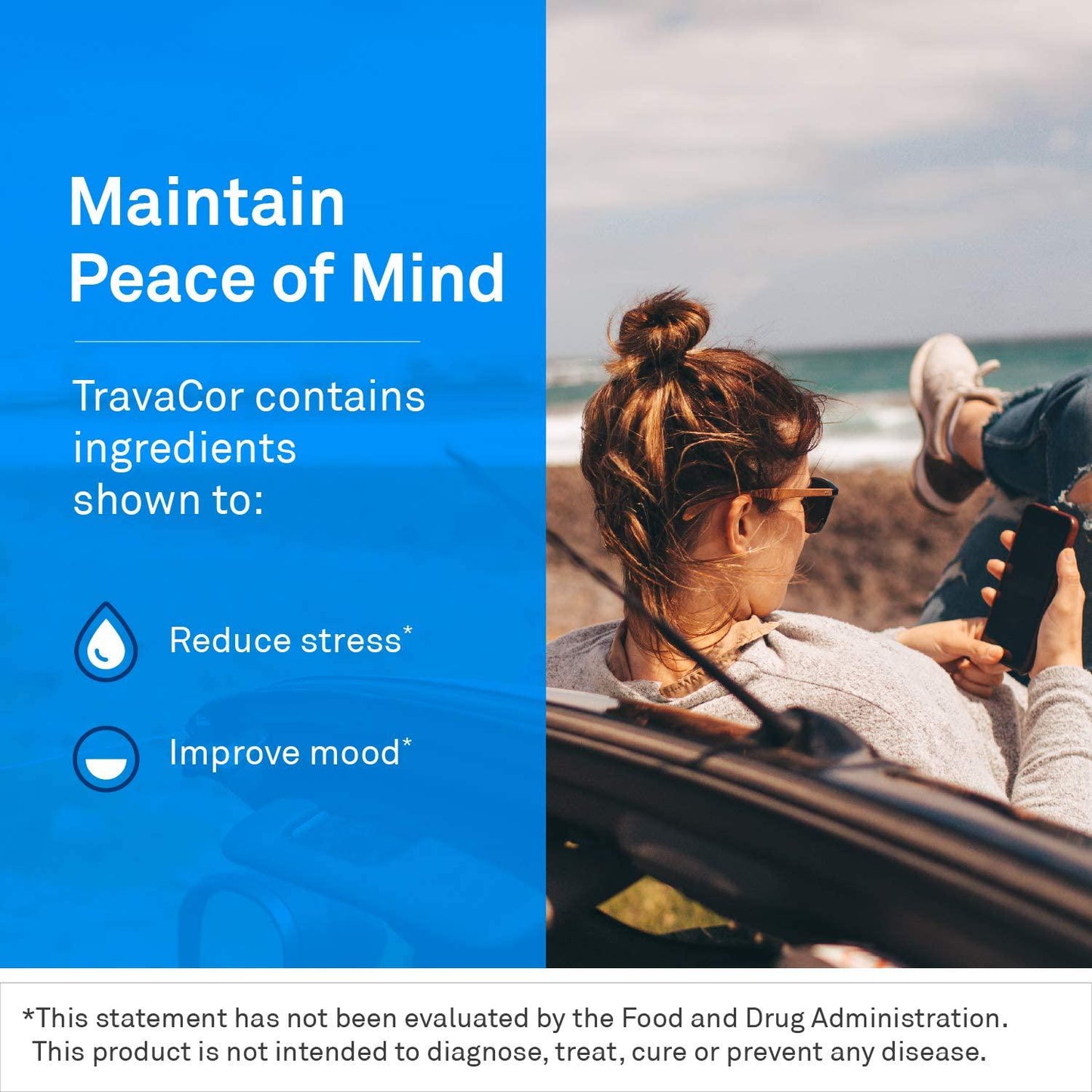 NeuroScience TravaCor - 5-HTP, L-Theanine, Folate, Magnesium, Vitamin B6 + B12 Supplement - Helps Promote Sleep, Improve Mood, Support Serotonin Production and Reduce Stress + Anxiousness (60ct)