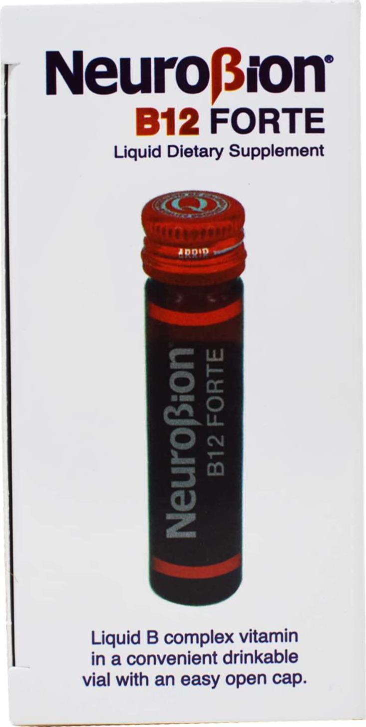 Neurobion B12 Forte 10 Vials x 10 ml packaging may vary