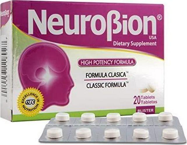 Neurobion Classic 20 Tablets Vitamin B Energy Booster - Formula Clasica