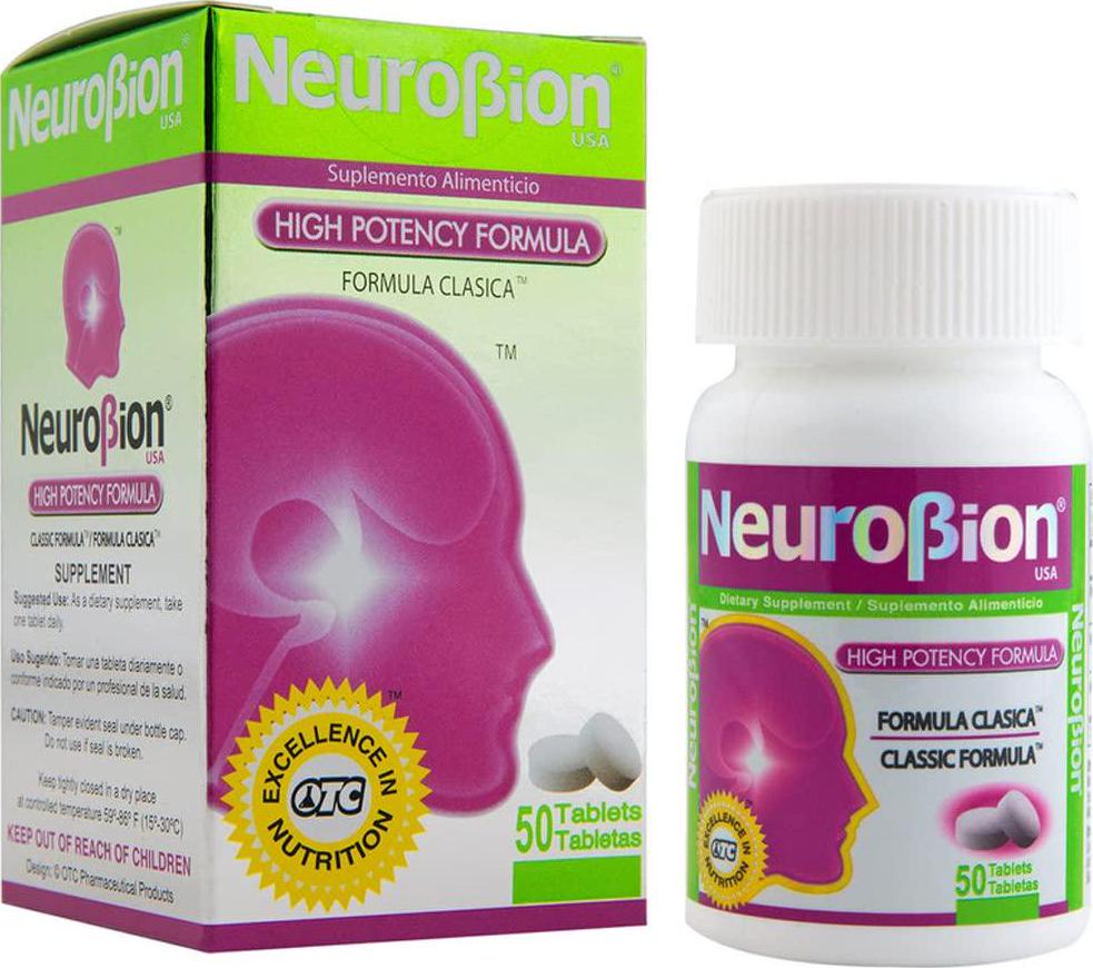 Neurobion energy + Neurobion high potency dietary supplement special blend of amino acids, vitamins b1- b6- and b12 + zinc