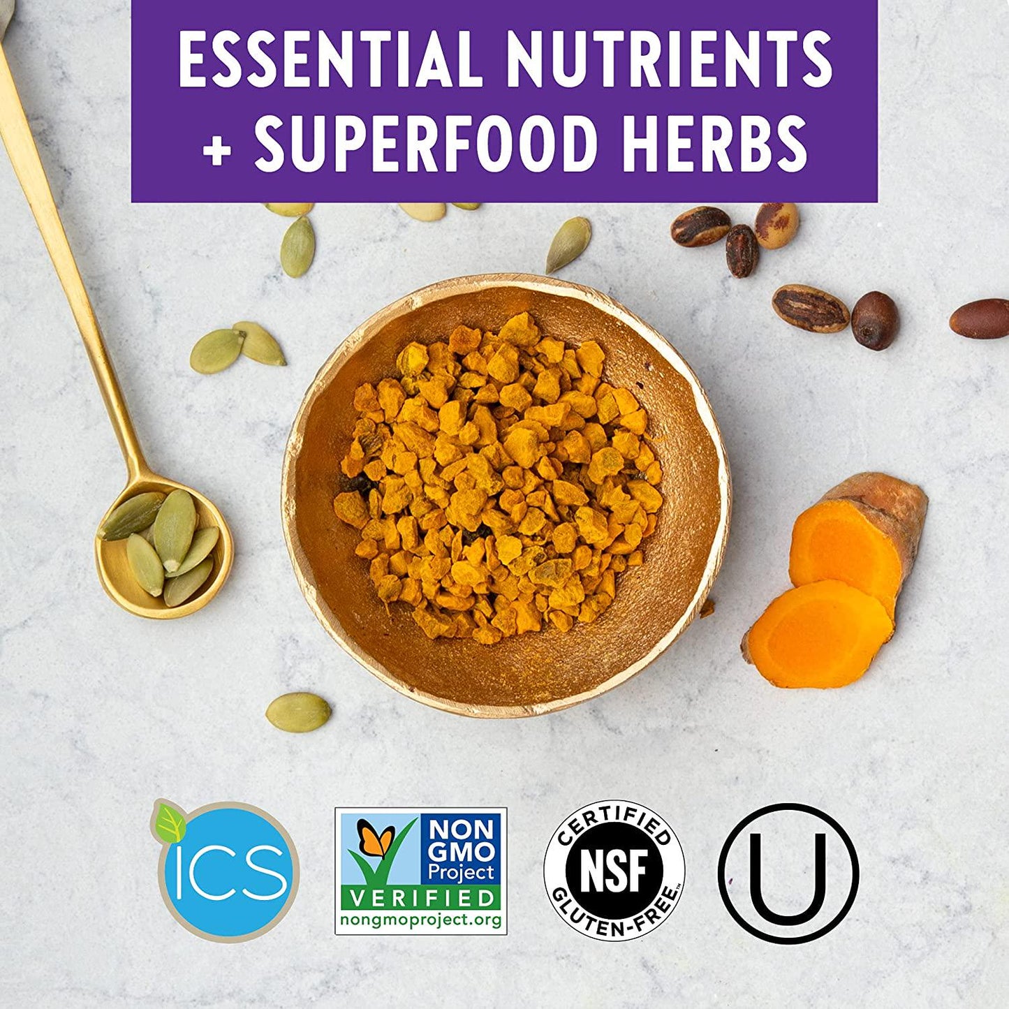 New Chapter Men's Multivitamin, Every Man, Fermented with Probiotics + Selenium + B Vitamins + Vitamin D3 + Organic Non-GMO Ingredients - 72 ct