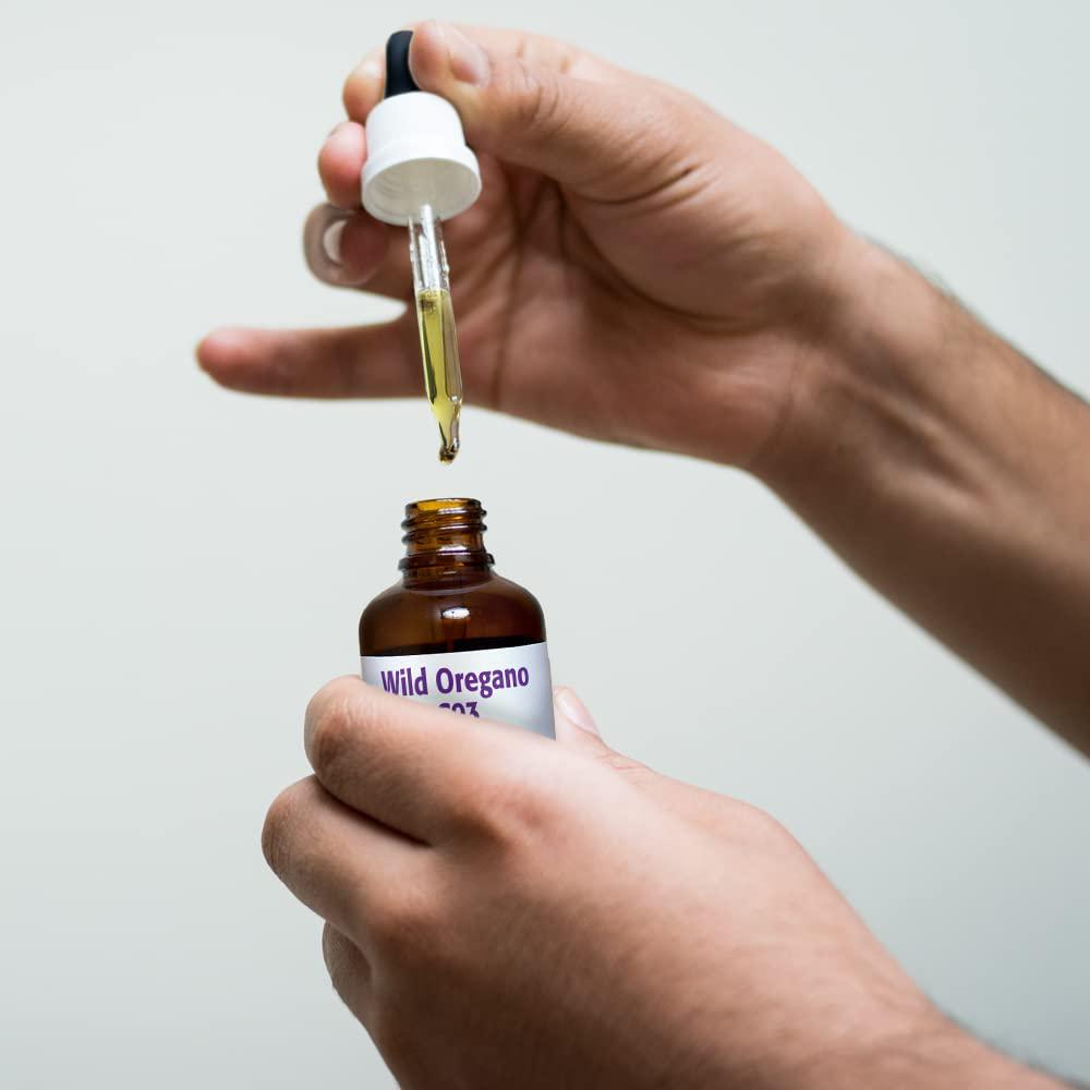 New Roots Herbal Wild Oregano C93 (30 ml) Liquid, Highest Natural Carvacrol Concentration|Immune Defense|Mediterranean Source|Alcohol Free, Organic, Non-GMO, Vegan, Gluten Free