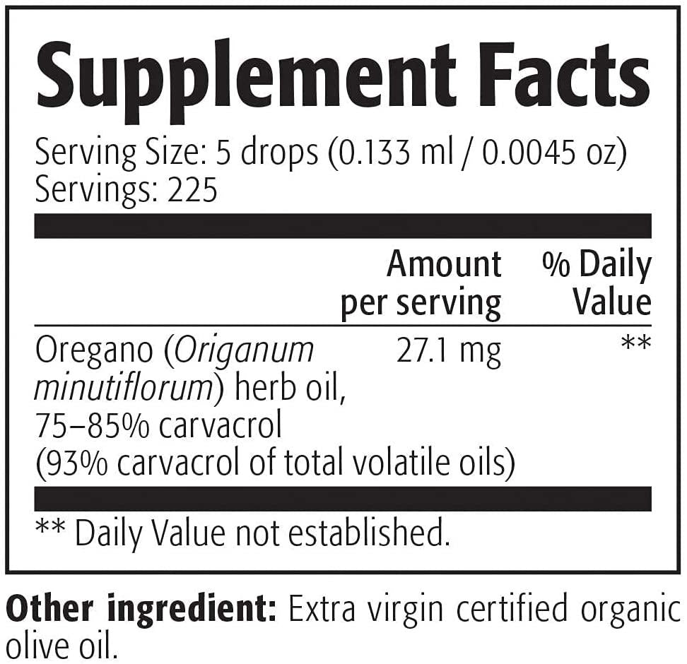 New Roots Herbal Wild Oregano C93 (30 ml) Liquid, Highest Natural Carvacrol Concentration|Immune Defense|Mediterranean Source|Alcohol Free, Organic, Non-GMO, Vegan, Gluten Free
