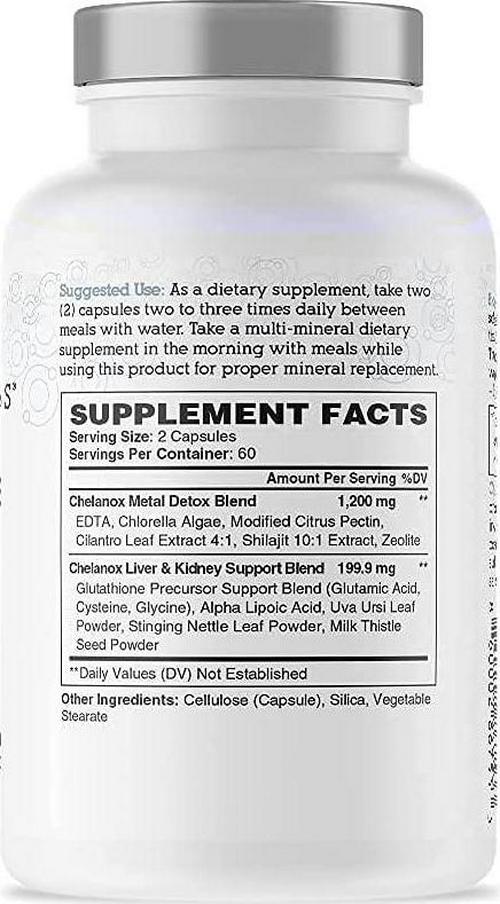 Nitric Oxide and Cardiovascular Detox Kit M3 Ultimate Nitric Oxide with Chelanox Total Systemic Cleanse 1 Month Supply