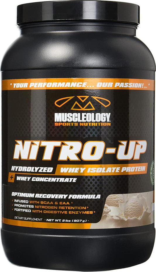 Nitro-Up Hydrolyzed Whey Isolate Protein Vanilla, 2 Pound
