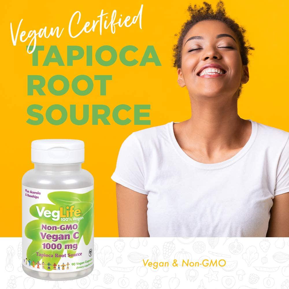 Non-GMO Vegan C Tapioca VegLife 90 VCaps