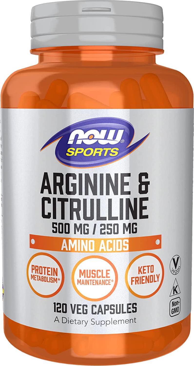 Now Foods Arginine and Citrulline Veg Capsules