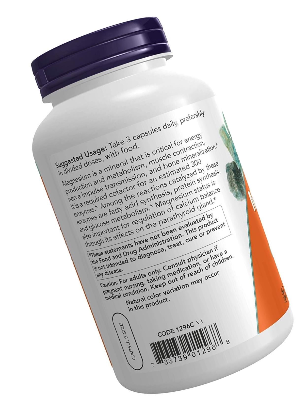 Now Foods, NOW Supplements, Magnesium Citrate, 240 Veg Capsules