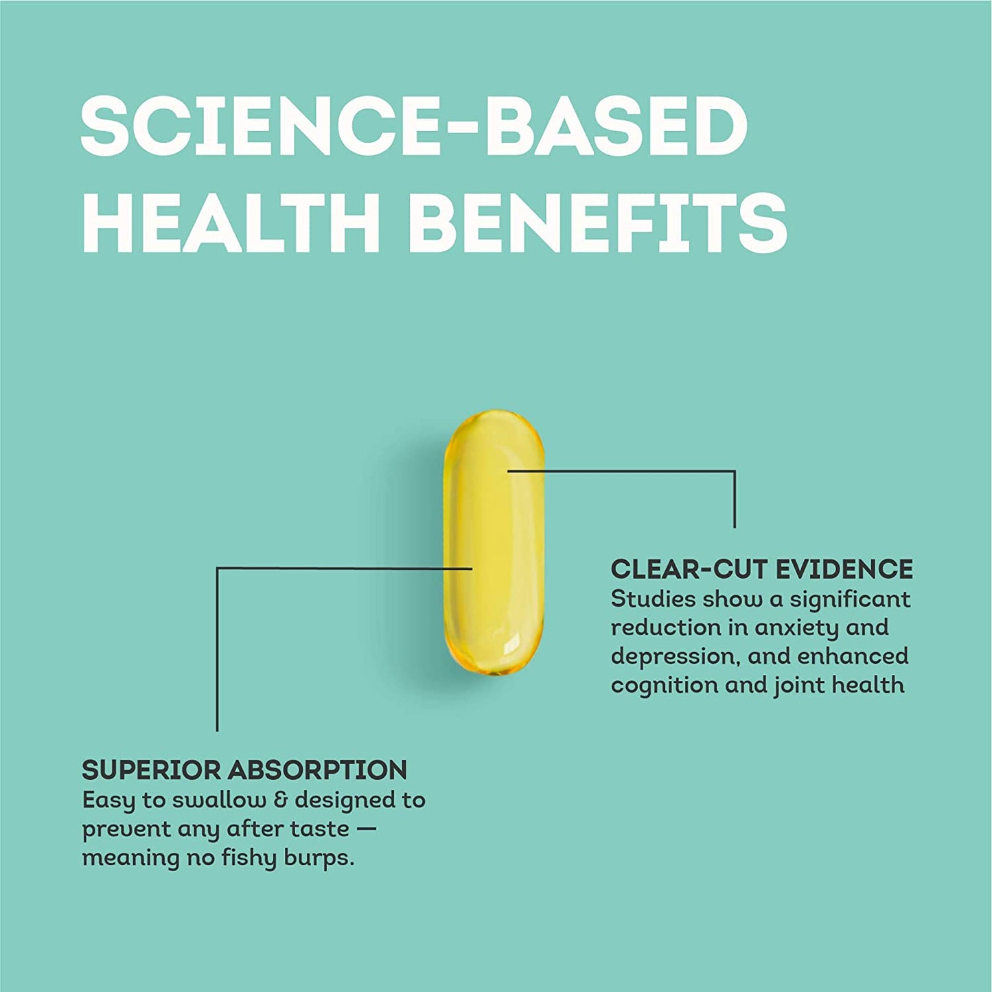 NuTru O-Mega-Zen3 +EPA Vegan Supplement - Algal Omega3 Essential Fatty Acids - 150 mg EPA and 300 mg DHA - Supplements for Brain, Joint and Heart Health - 60 Vegan Softgels