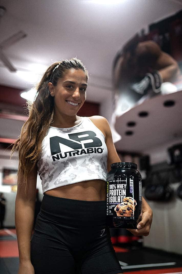 NutraBio 100% Whey Protein Isolate (Chocolate, 2 Pounds)