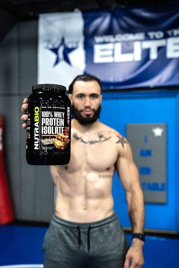 NutraBio 100% Whey Protein Isolate (Chocolate, 2 Pounds)