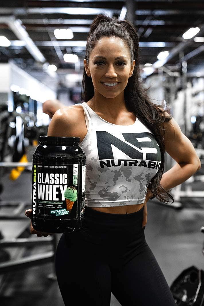 NutraBio Classic Whey Protein - 5 pounds (Ice Cream Cookie Dream)