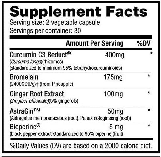 NutraBio Curcumin Advanced (60 Vegetable Capsules) - Digestion and Joint Support Complex