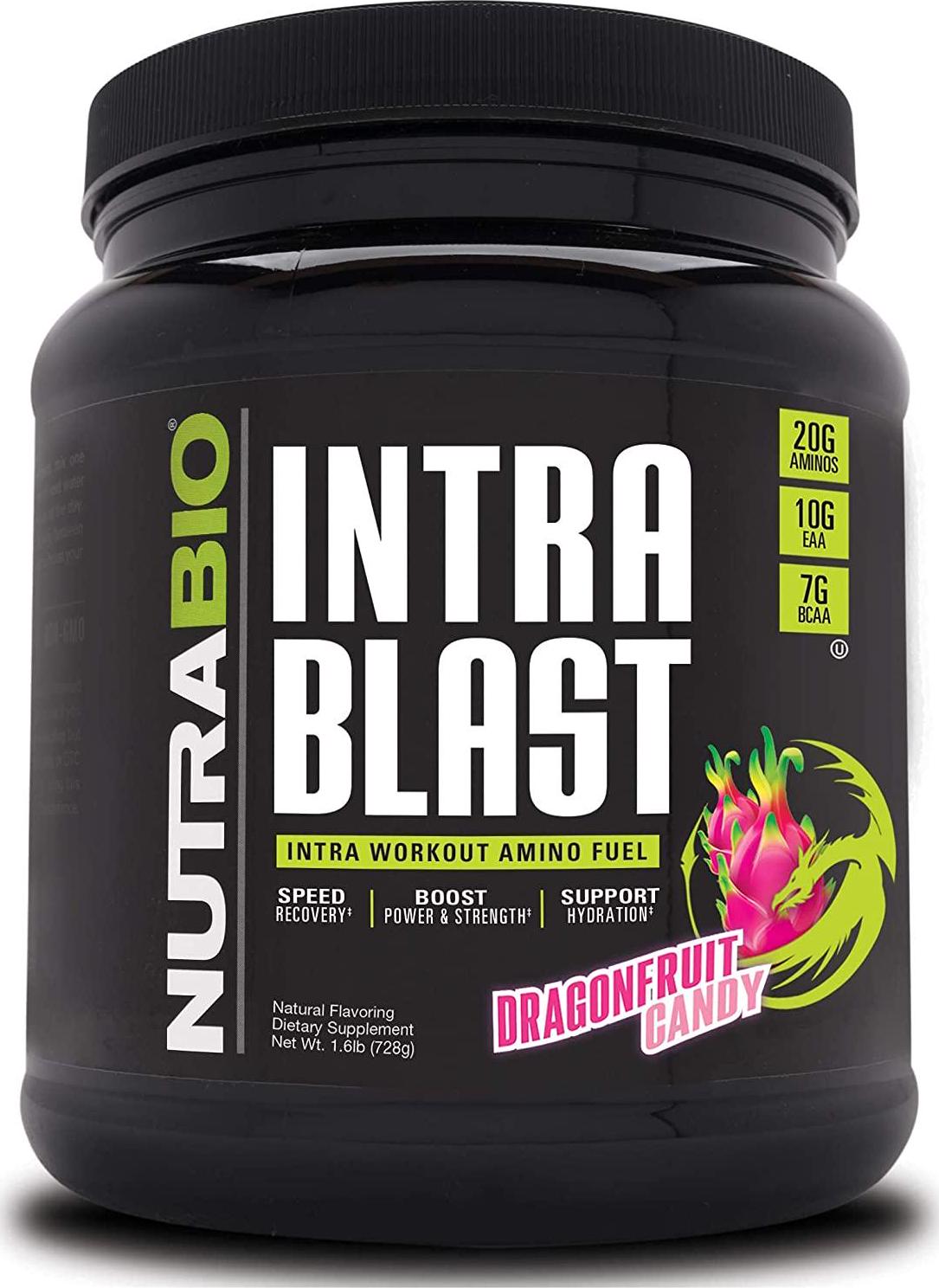 NutraBio Intra Blast - 30 Servings (Dragonfruit Candy)