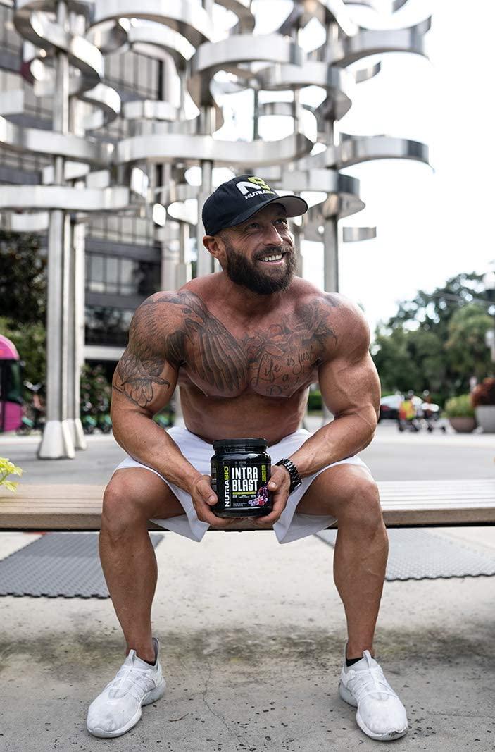 NutraBio Intra Blast - Advanced Electrolyte Performance Matrix - Amino Acid, EAA/BCAA Formula - Non-GMO, Gluten Free, Intra and Pre Workout Powder - 30 Servings - Sweet Tea