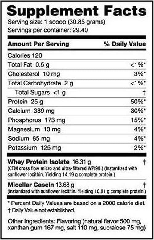 NutraBio - Muscle Matrix Protein Powder Alpine Vanilla - 2 lbs.