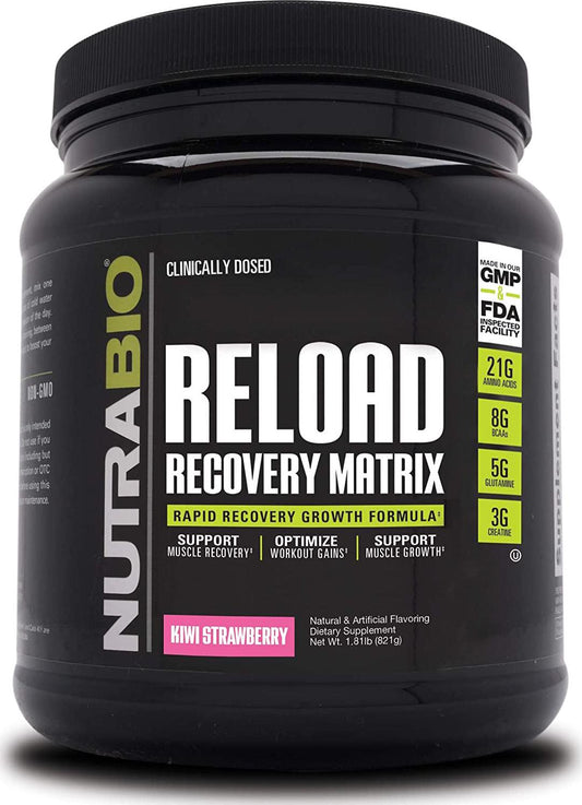 NutraBio Reload - 30 Servings (Kiwi Strawberry)