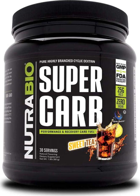 NutraBio Super Carb (Sweet Tea, 30 Servings)