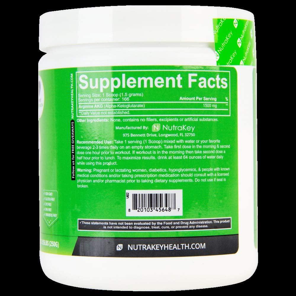NutraKey Arginine Powder 250 g by Nutrakey