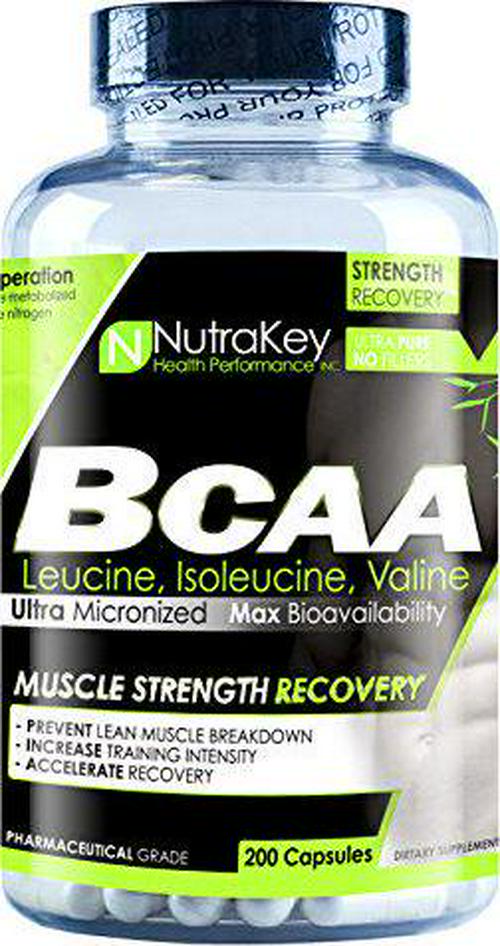 NutraKey BCAA 1500mg, 200 Count