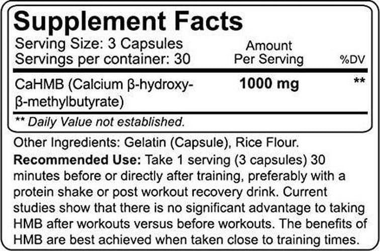 NutraKey HMB Capsules, 90 Count