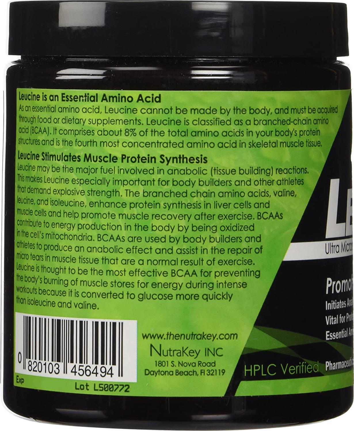 NutraKey Leucine, 150 Gram