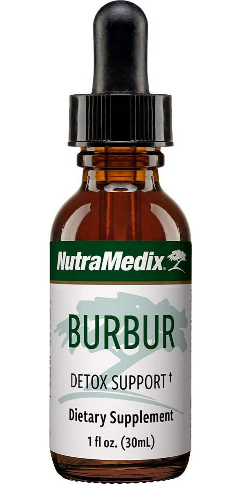 NutraMedix Burbur - Liquid Detox and Cleansing Support Drops - Desmodium Molliculum Extract - Herbal Tincture May Help Ease Herx-Like Reactions, Promote Focus and Fight Occasional Brain Fog (1oz / 30ml)
