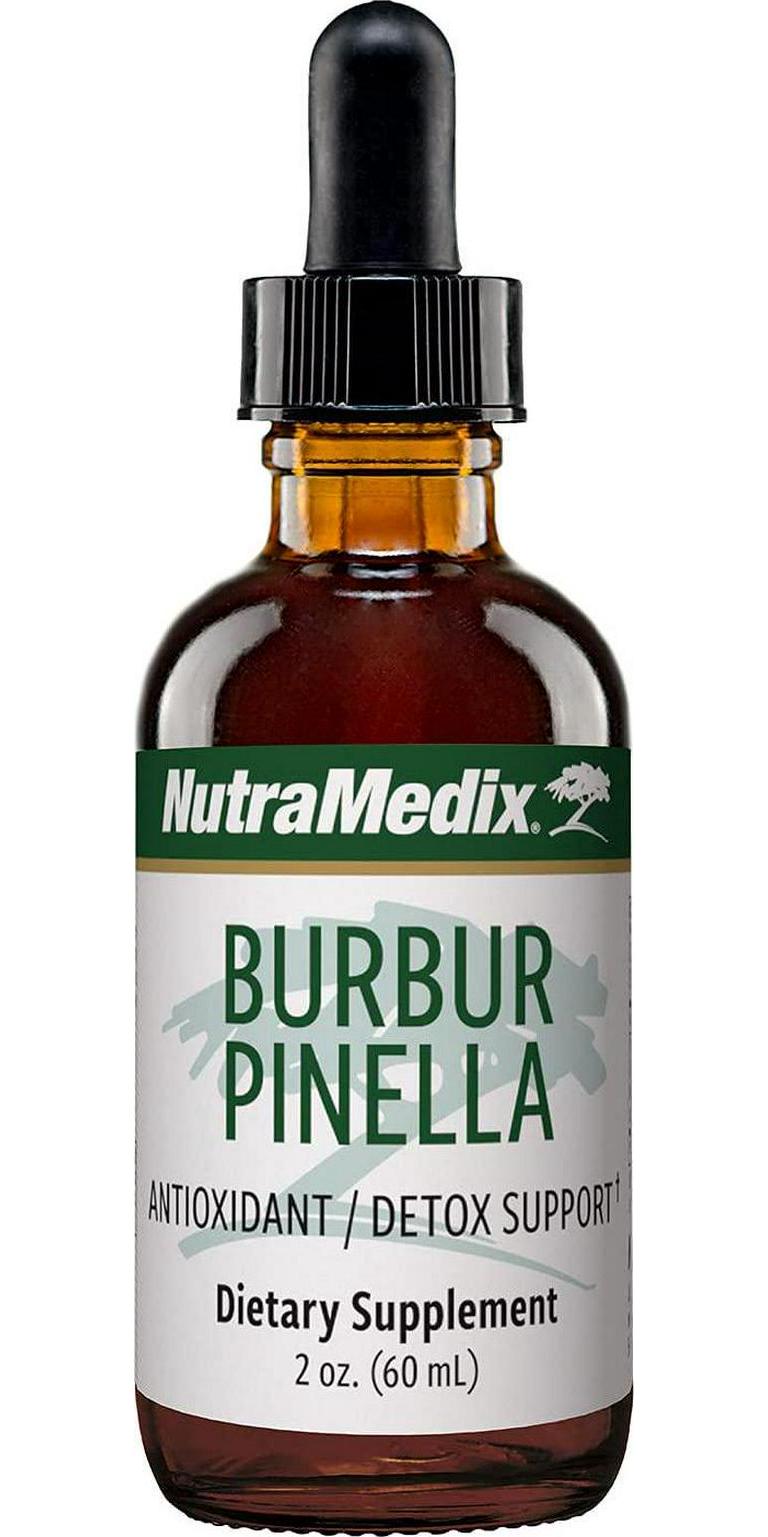 NutraMedix Burbur-Pinella Detox Drops - Pimpinella Anisum Liquid Herbal Drops for Detox, Cleansing and Cognitive Support - Bioavailable Herbal Supplement to Help Fight 'Brain Fog' (2oz / 60ml)