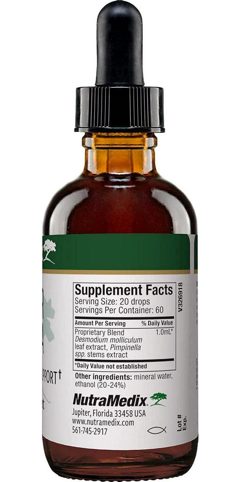 NutraMedix Burbur-Pinella Detox Drops - Pimpinella Anisum Liquid Herbal Drops for Detox, Cleansing and Cognitive Support - Bioavailable Herbal Supplement to Help Fight 'Brain Fog' (2oz / 60ml)