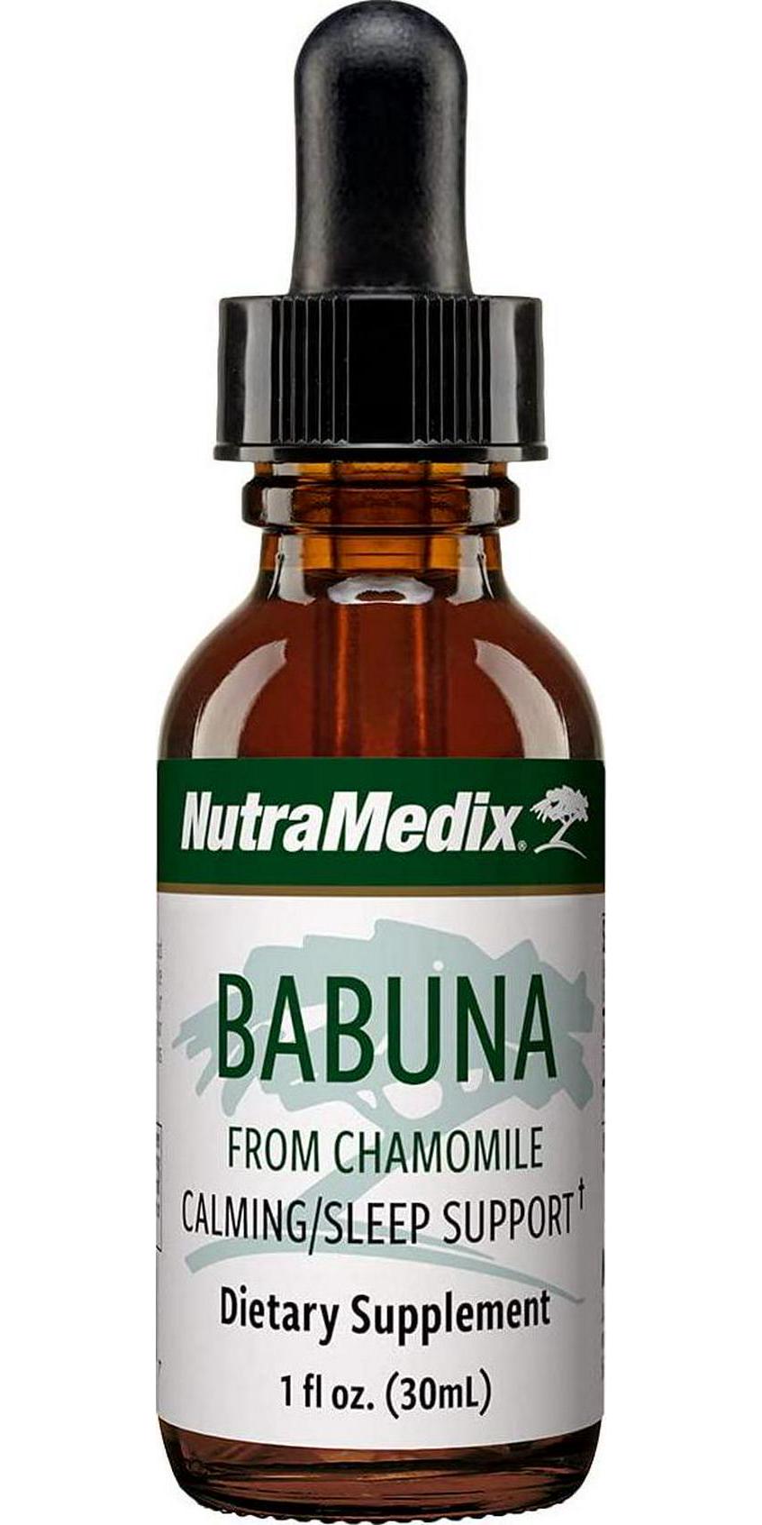 NutraMedix Chamomile Flower Extract Drops - Babuna, Supports Sleep + Relaxation (1 Ounce, 30 Milliliters)