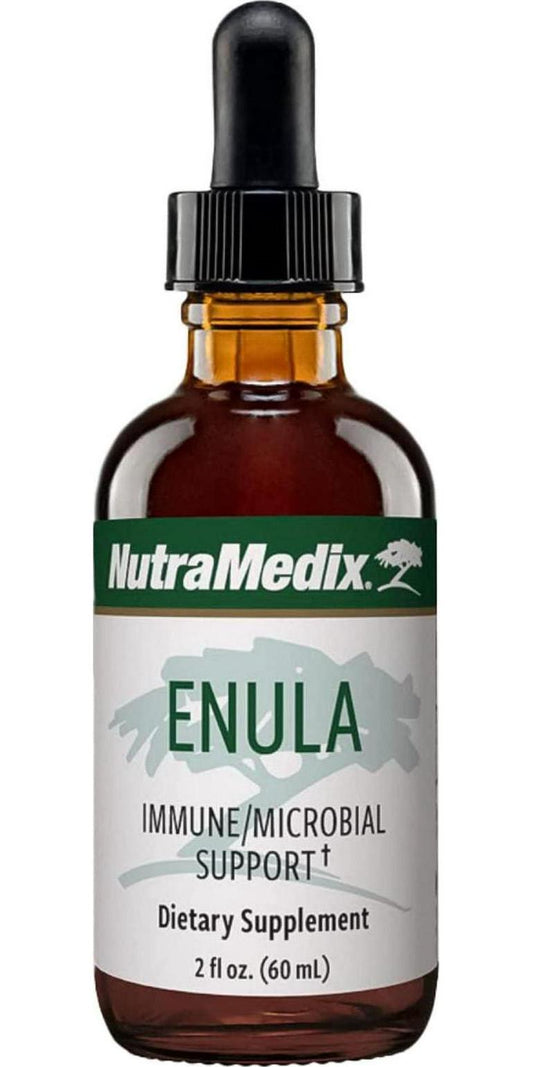 NutraMedix Enula Drops - Immune System and Microbial Support - Liquid Elecampane and Jalap Root Extract for Immune, Digestive and Microbial Support - Bioavailable Herbal Supplement (2oz / 60ml)