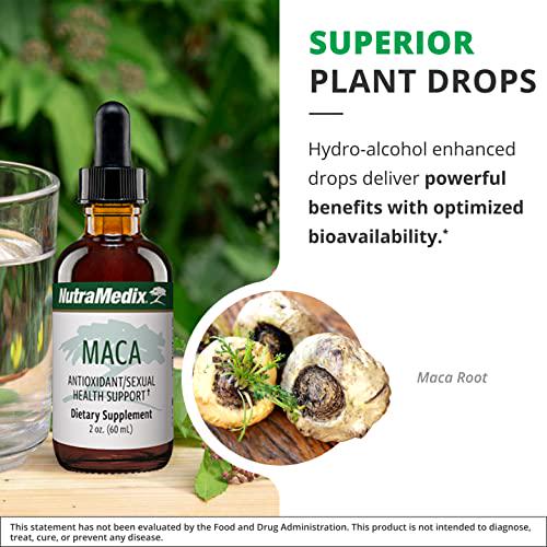 NutraMedix Maca Tincture - Peruvian Maca Root Extract Drops (2 Ounces, 60 Milliliters)