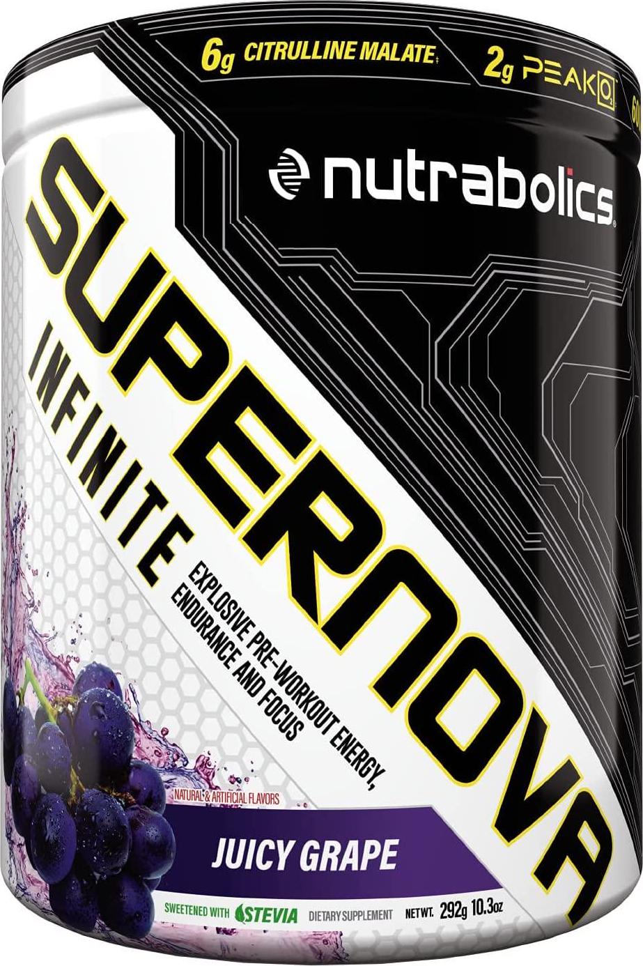 Nutrabolics Supernova Infinite - Juicy Grape Pre-Workout Powder