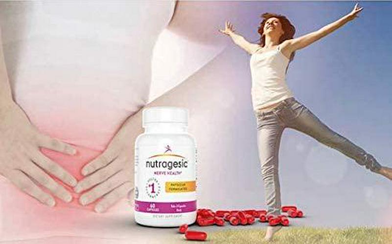 Nutragesic Nerve Health Nutritional Support - Supplement for Peripheral, Diabetic Neuropathy - Nerve Pain Symptoms Relief and Remedy - Vitamin B6, B12, Benfotiamine, Alpha-Lipoic Acid - 60 Capsules